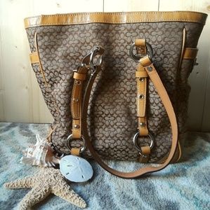 Monogram Coach Tote